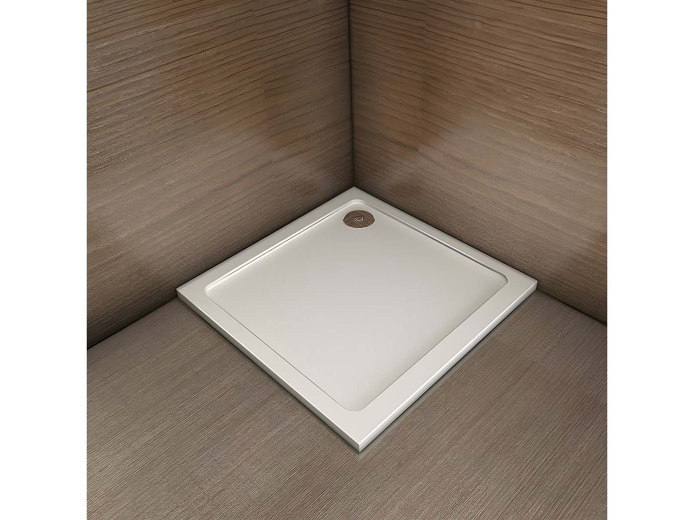 Sogood Receveur de Douche 90x100 Bac à Douche Ultra Plat en Fonte