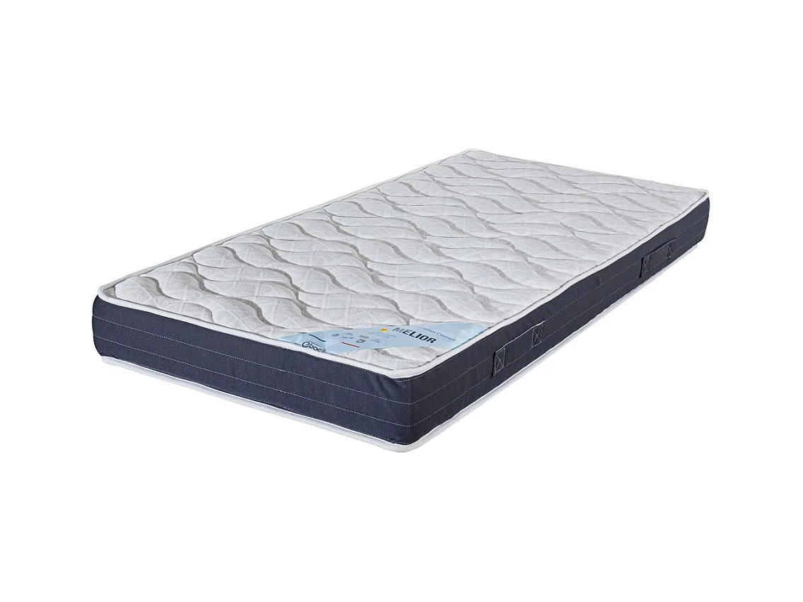 Matelas 80x200 Melior - Mousse - Hauteur 20 cm - 3 zones - Soutien ferme