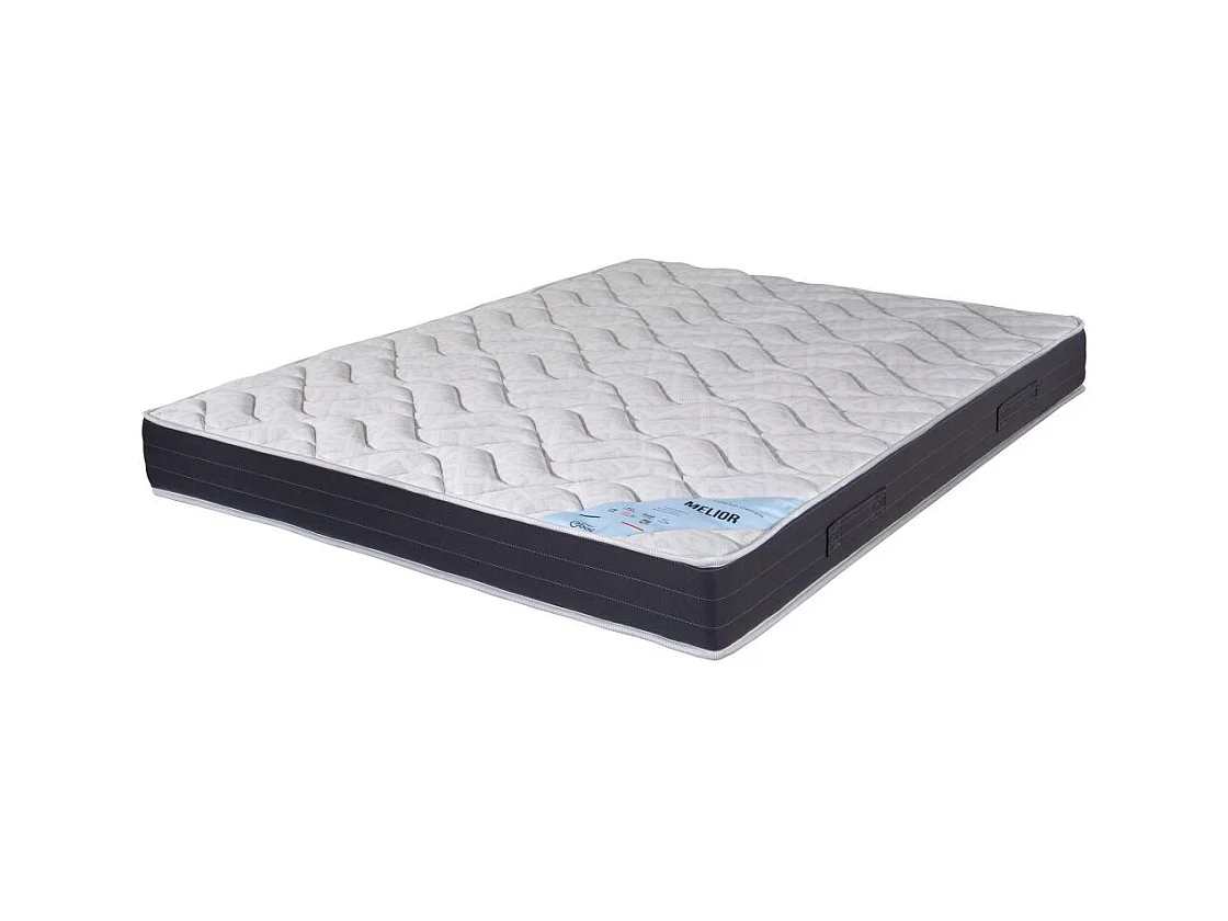 Matelas 140x190 Melior - Mousse - Hauteur 20 cm - 3 zones - Soutien ferme