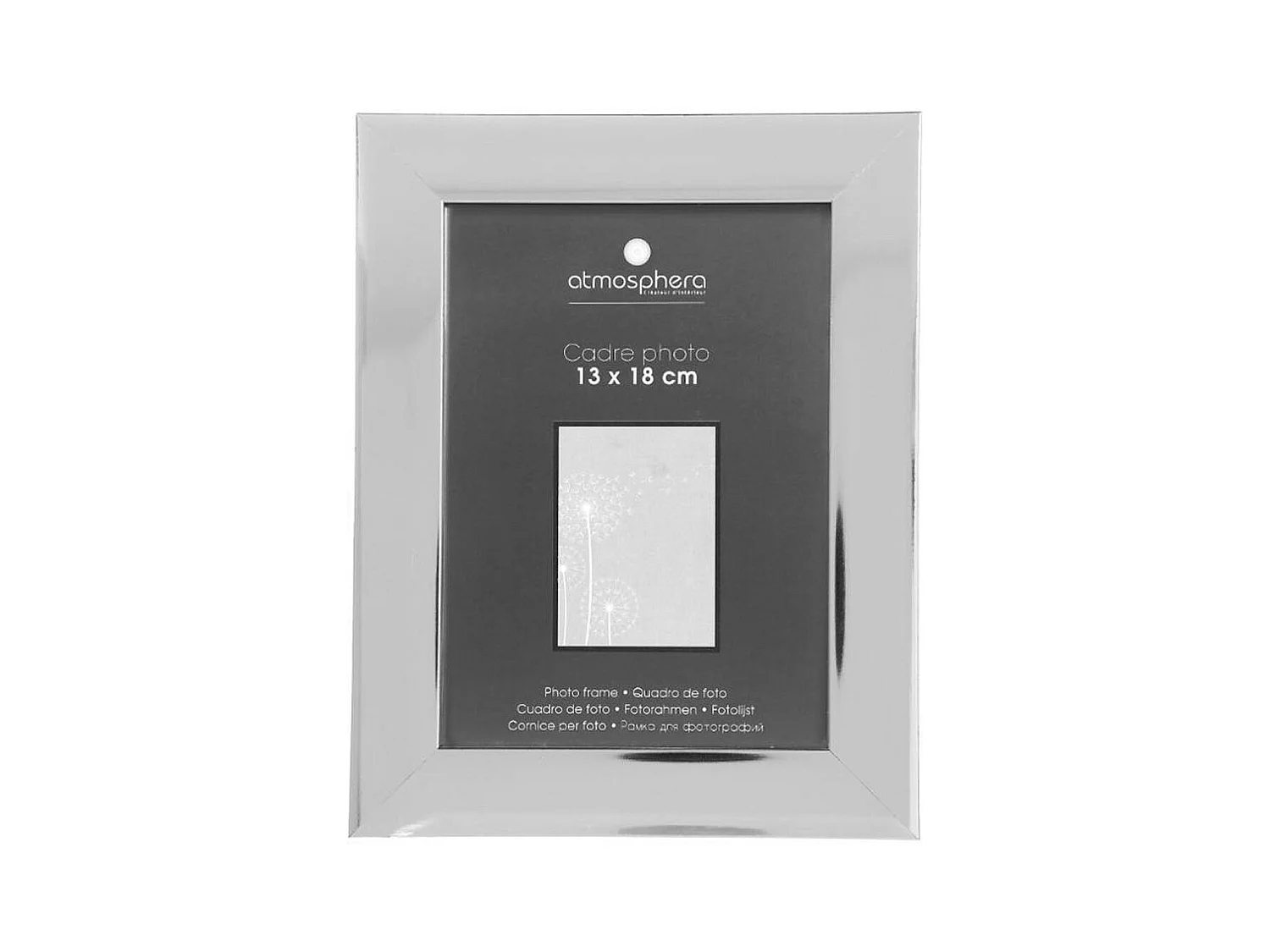 Cadre photo Argent pour Photo 13 x 18 cm