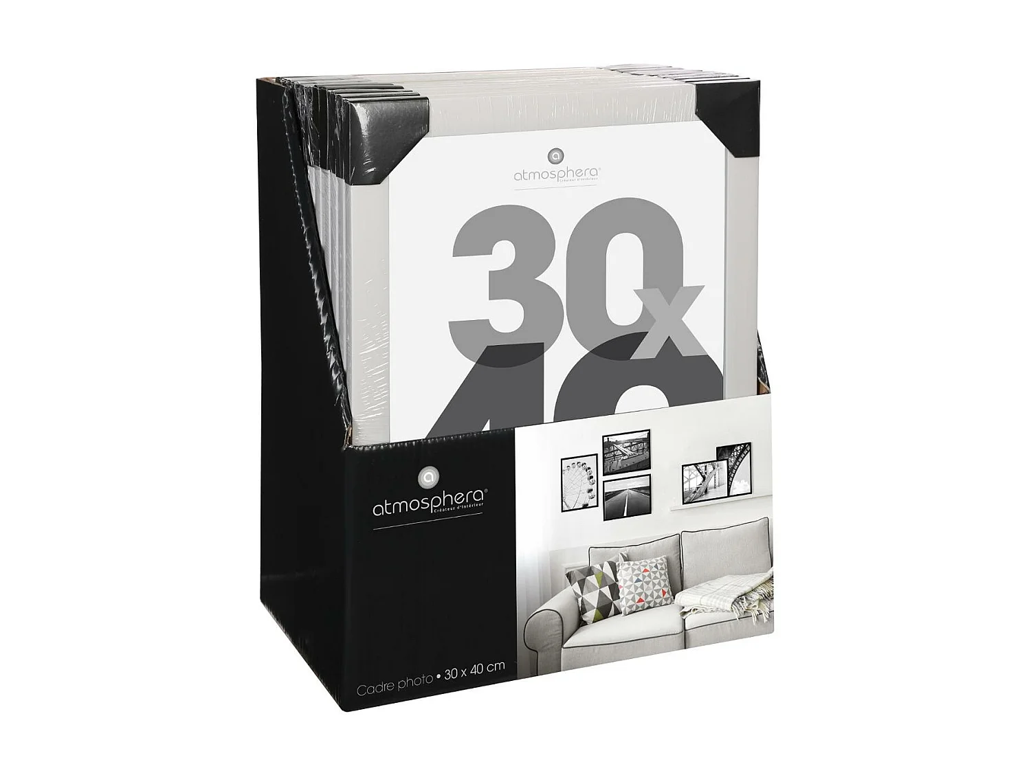 Cadre photo Blanc pour Photo 30 x 40 cm