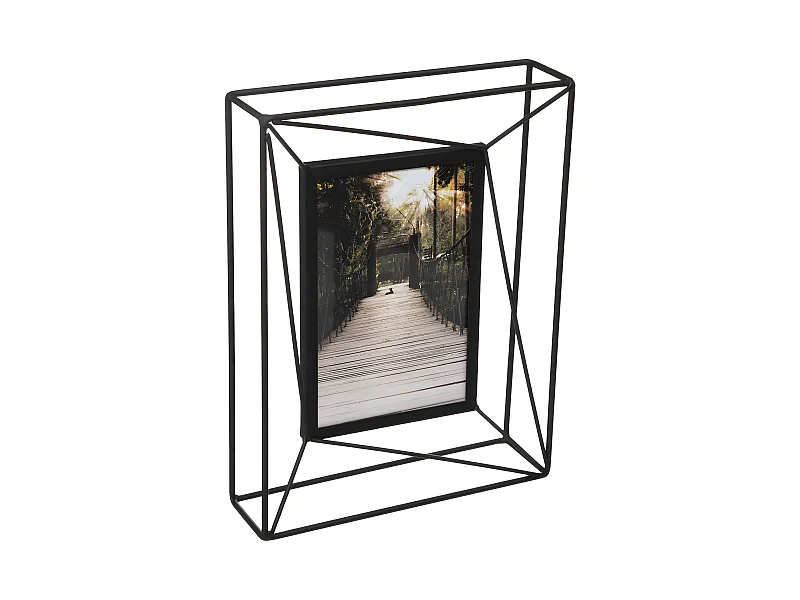 Cadre Photo à poser en Métal Noir filaire 10 x 15 cm