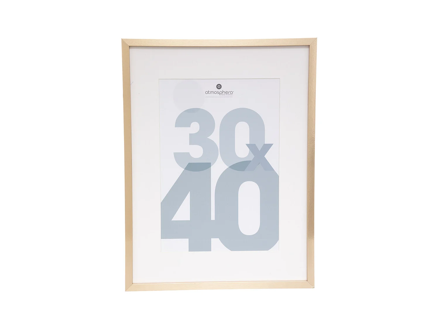 Cadre photo en Bois Doré pour Photo 30 x 40 cm