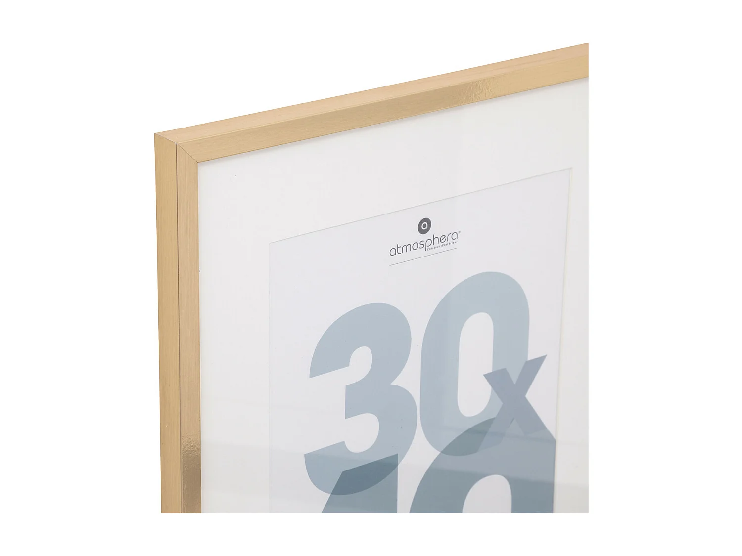 Cadre photo en Bois Doré pour Photo 30 x 40 cm