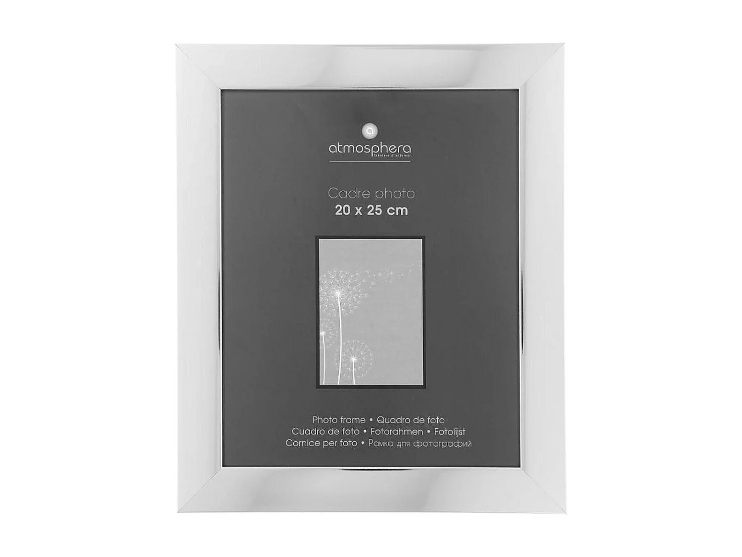 Cadre photo Argent pour Photo 20 x 25 cm