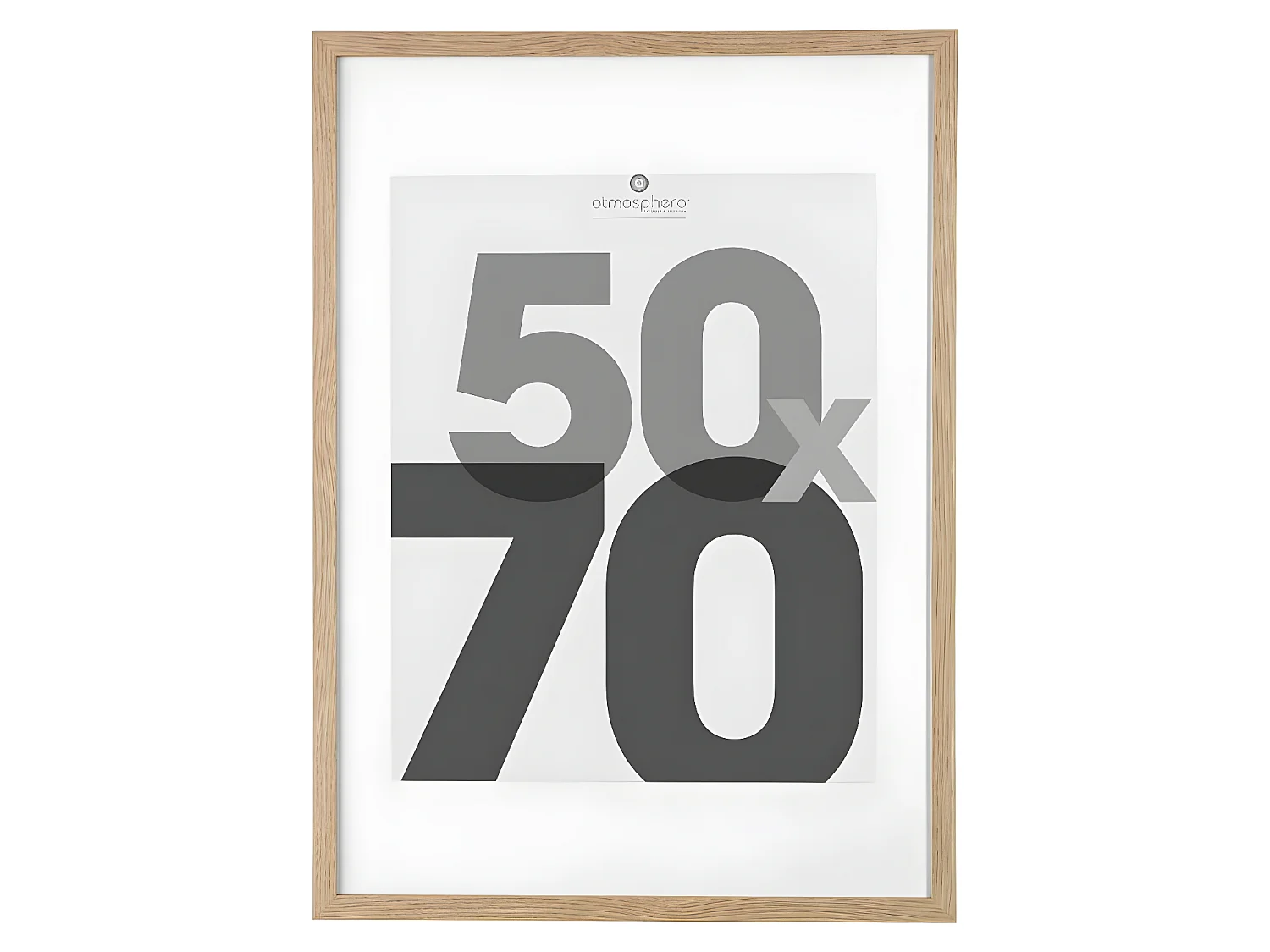 Cadre Photo Beige Naturel pour Photo 50 x 70 cm