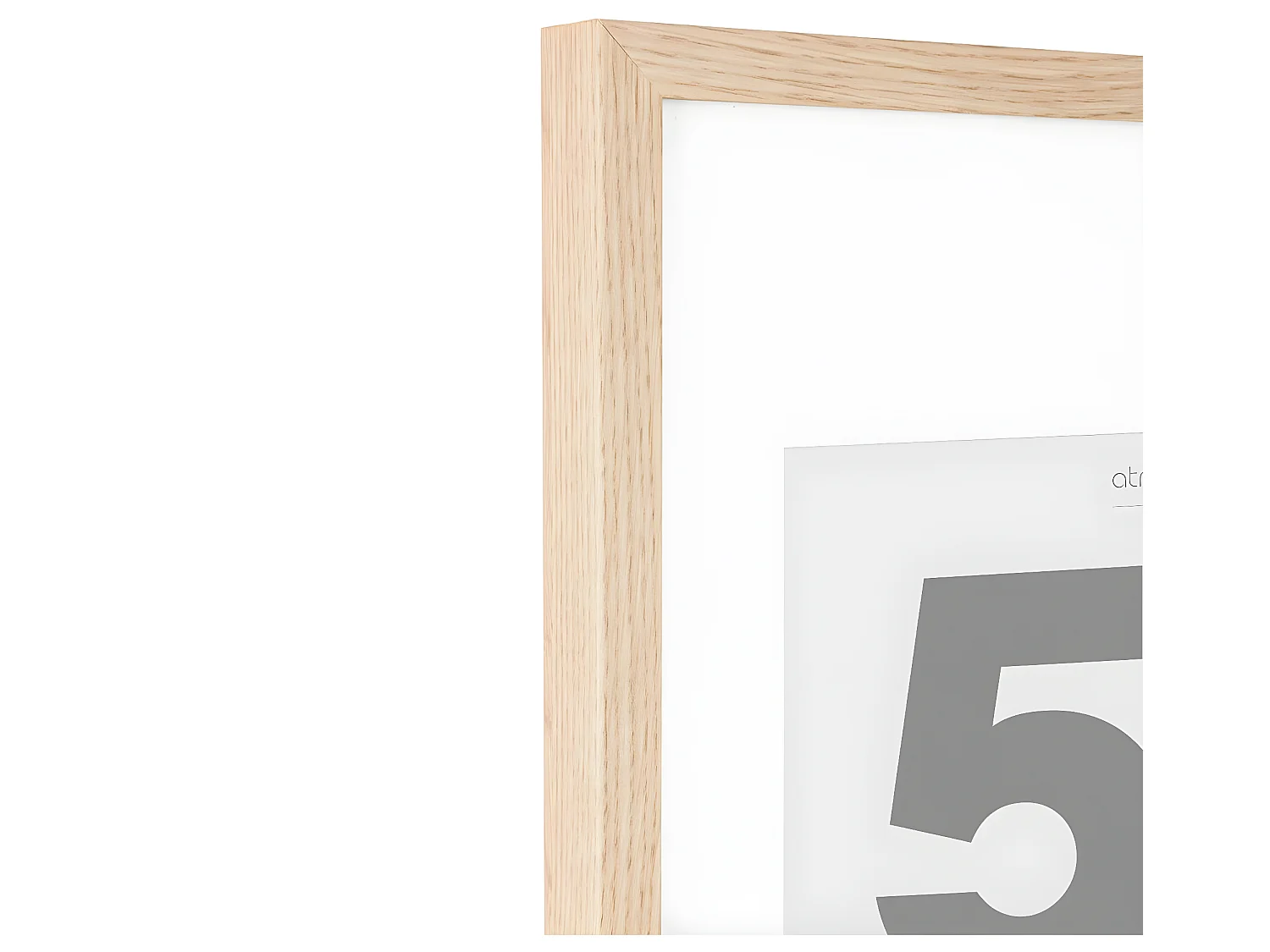 Cadre Photo Beige Naturel pour Photo 50 x 70 cm