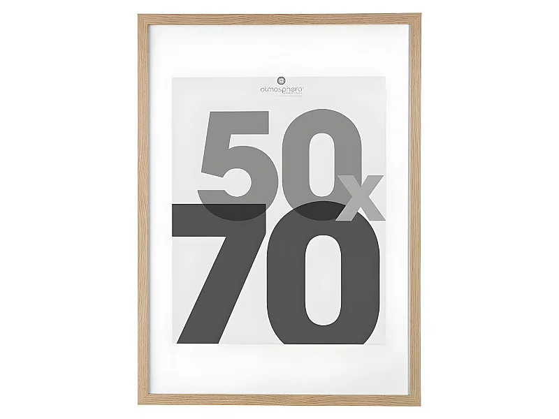 Cadre Photo Beige Naturel pour Photo 50 x 70 cm
