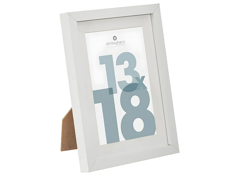 Cadre photo en Bois Blanc pour Photo 13 x 18 cm