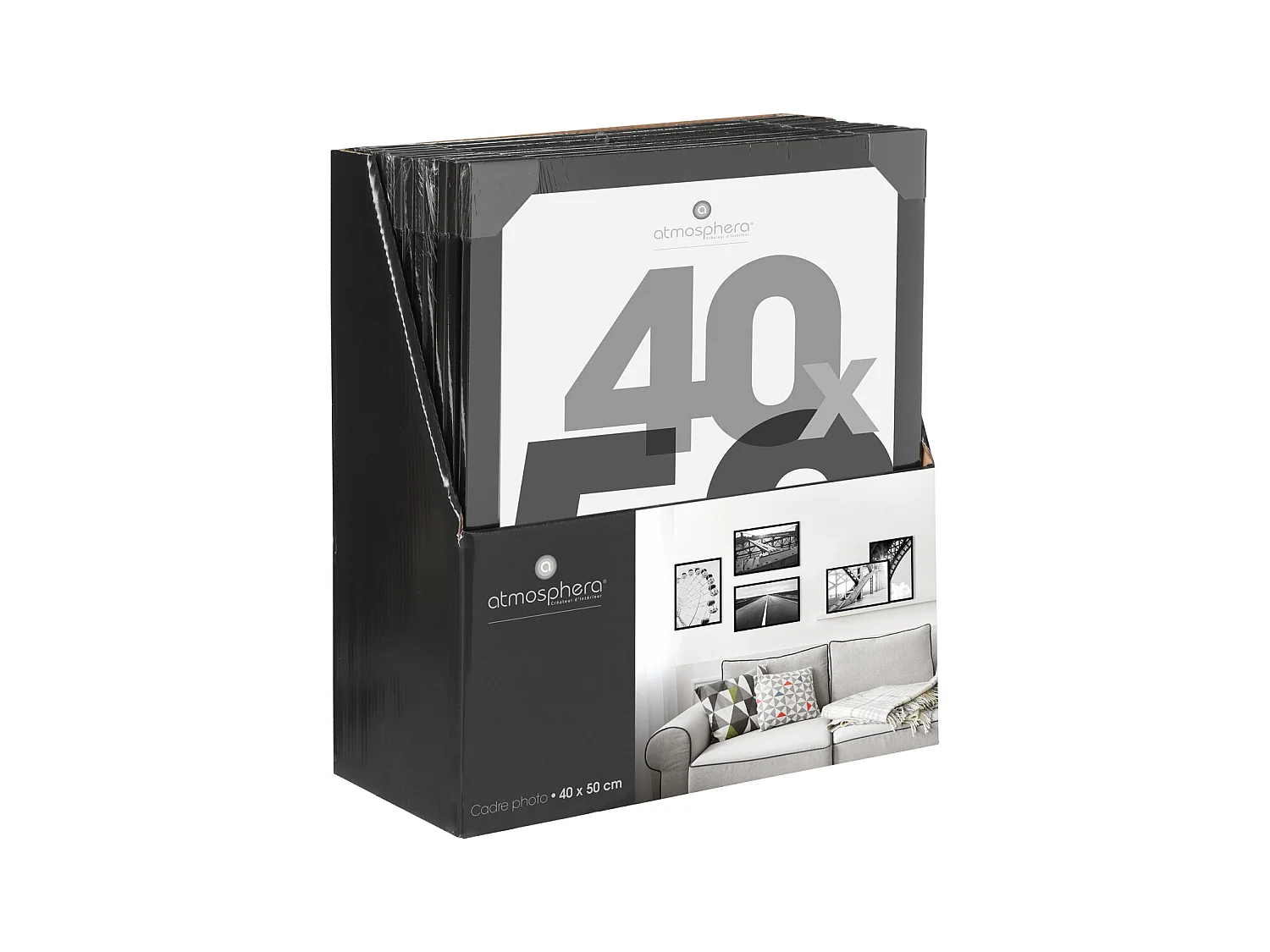 Cadre photo Noir pour Photo 40 x 50 cm