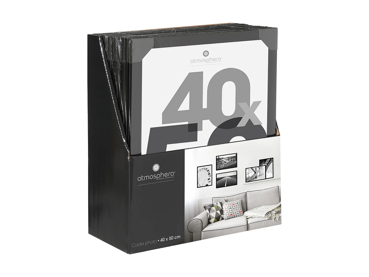 Cadre photo Noir pour Photo 40 x 50 cm