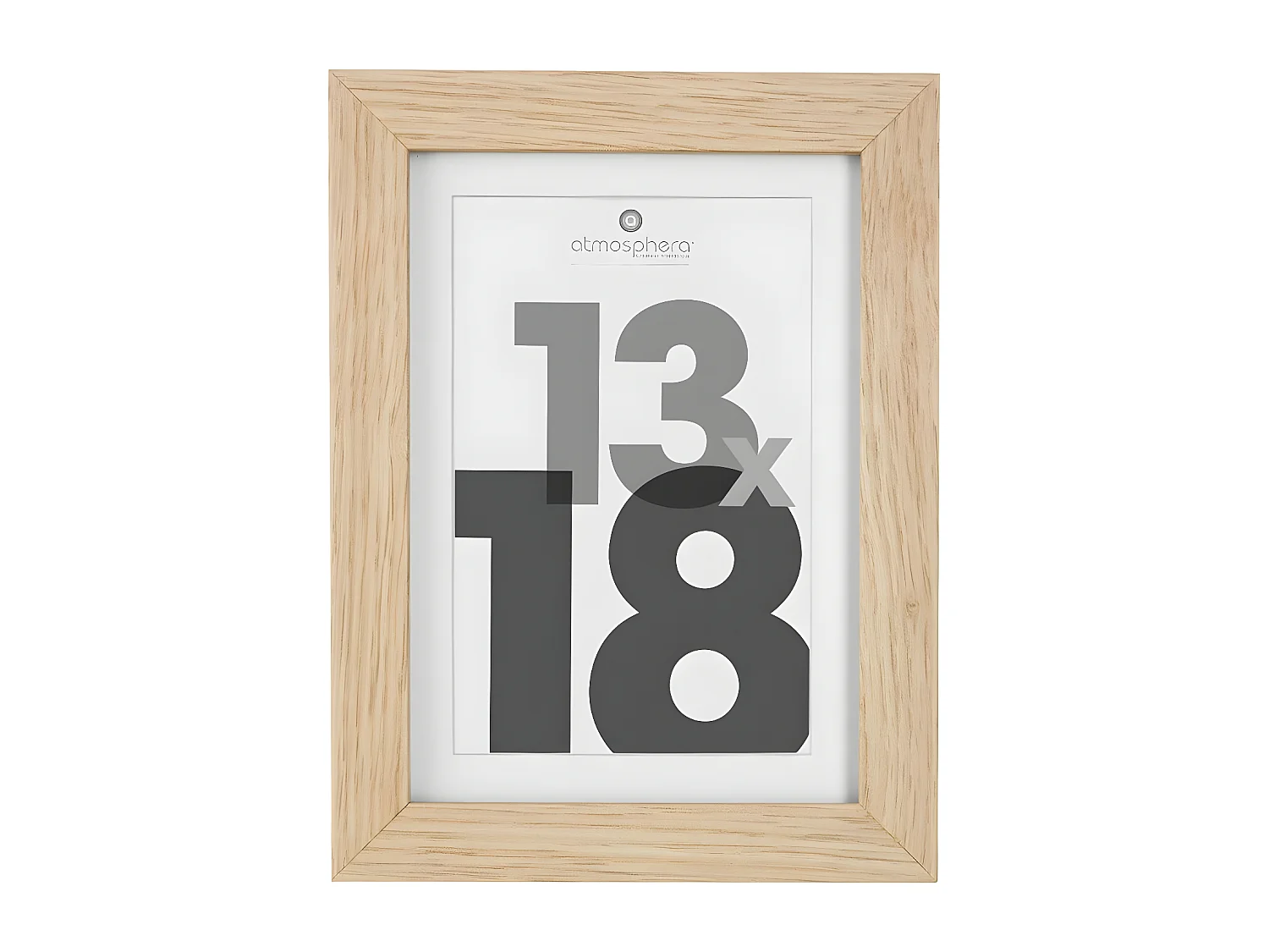 Cadre photo en Bois Naturel pour Photo 13 x 18 cm
