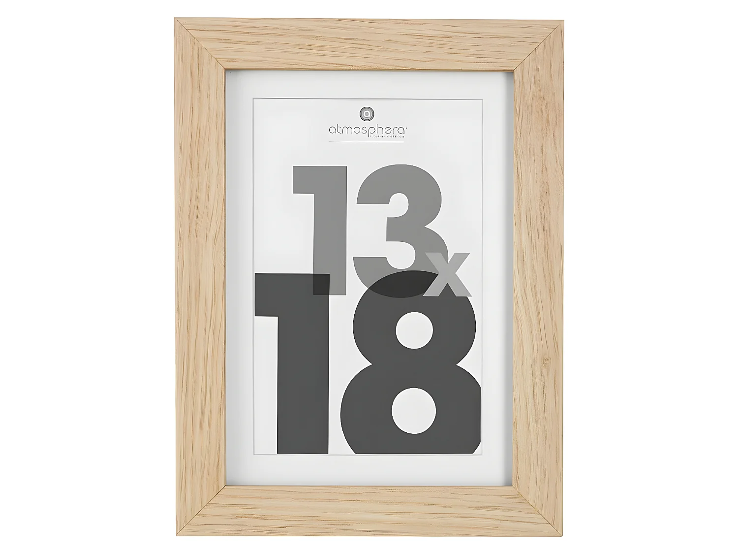 Cadre photo en Bois Naturel pour Photo 13 x 18 cm