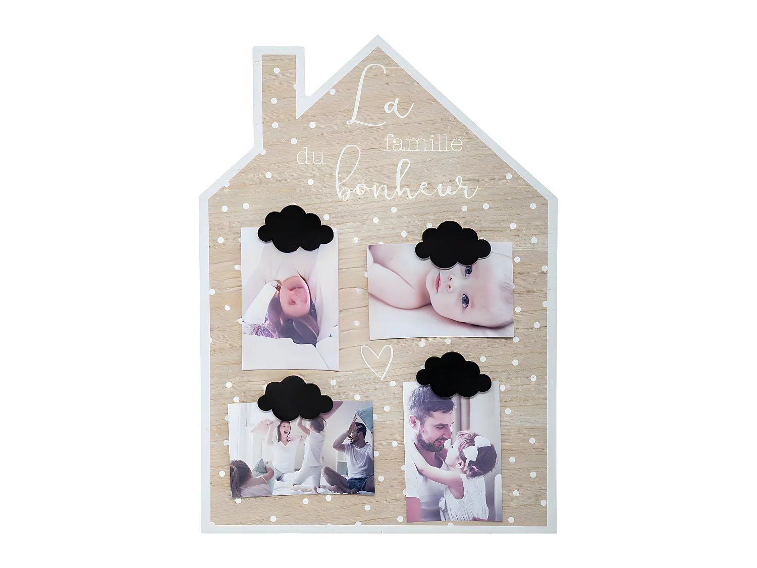 Pêle-mêle mural Maison Cadre 4 Photos