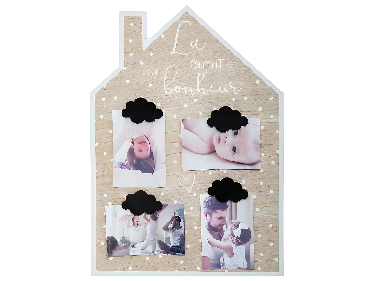 Pêle-mêle mural Maison Cadre 4 Photos