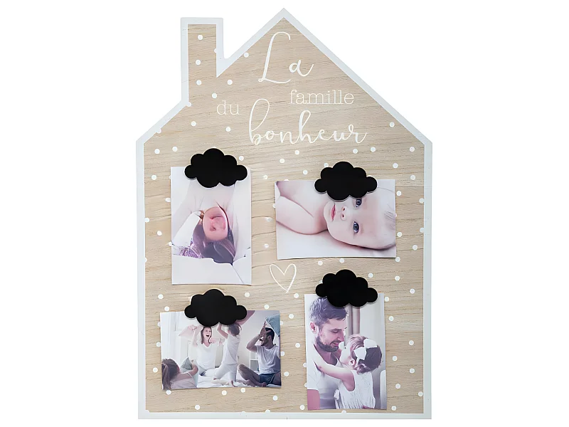 Pêle-mêle mural Maison Cadre 4 Photos