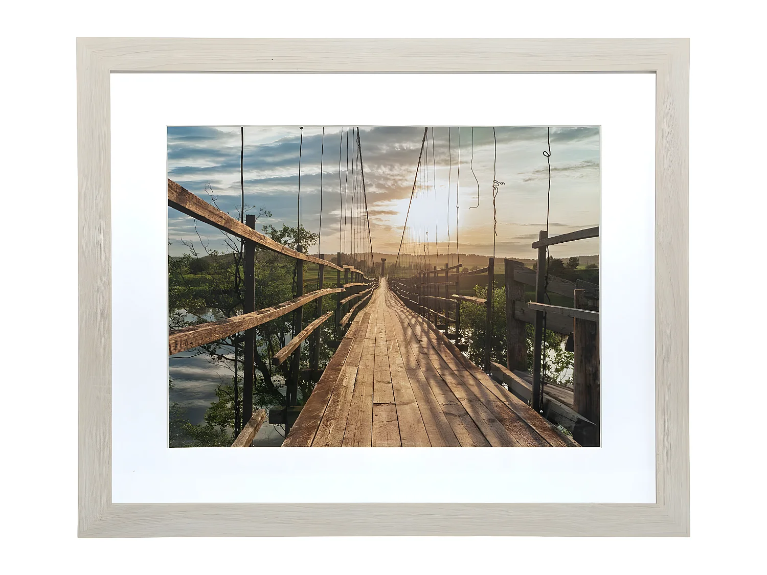 Cadre Photo en Bois et Verre pour Photo 40 x 50 cm
