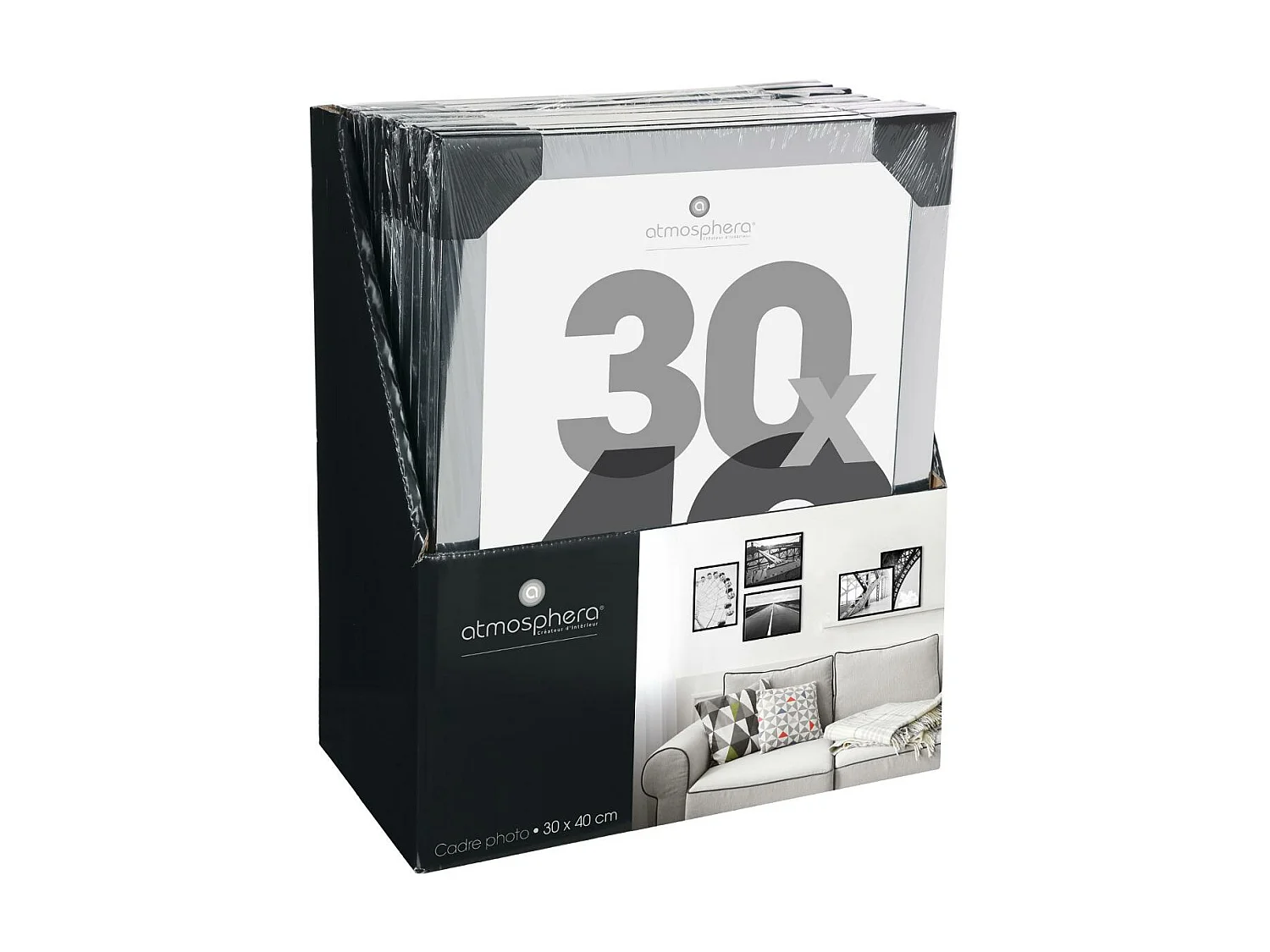 Cadre photo Argent pour Photo 30 x 40 cm