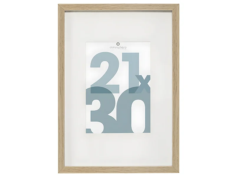 Cadre photo en Bois Naturel pour Photo 21 x 30 cm