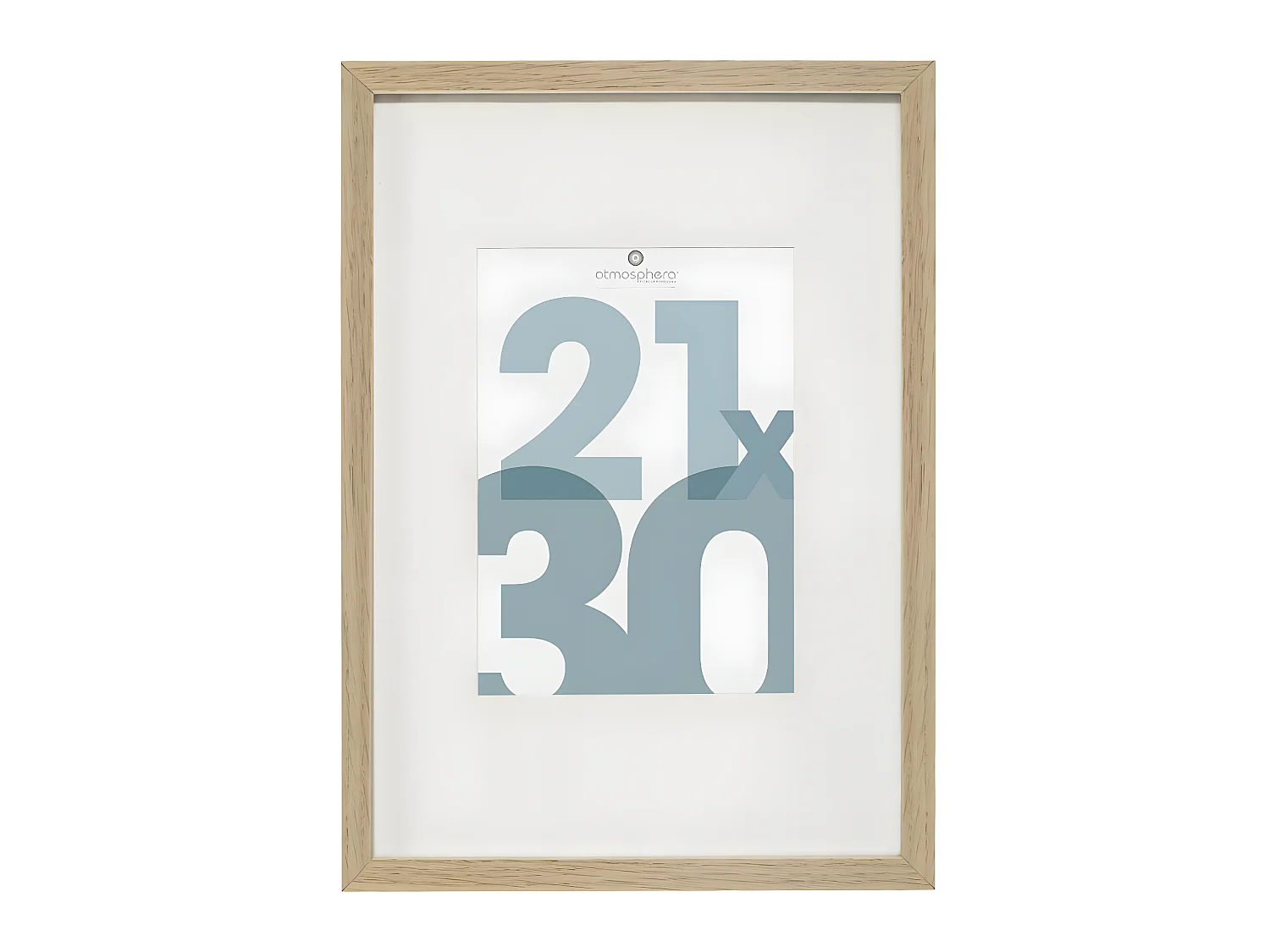 Cadre photo en Bois Naturel pour Photo 21 x 30 cm