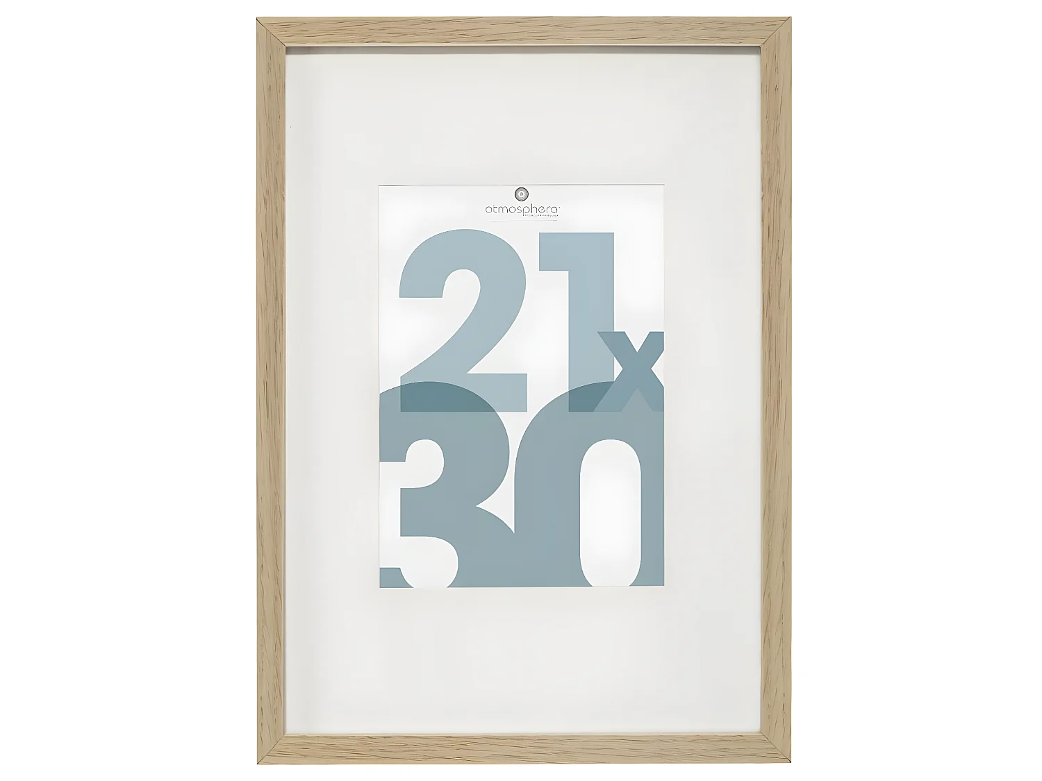 Cadre photo en Bois Naturel pour Photo 21 x 30 cm