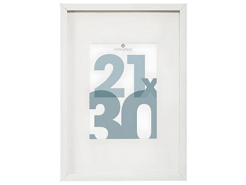 Cadre photo en Bois Blanc pour Photo 21 x 30 cm