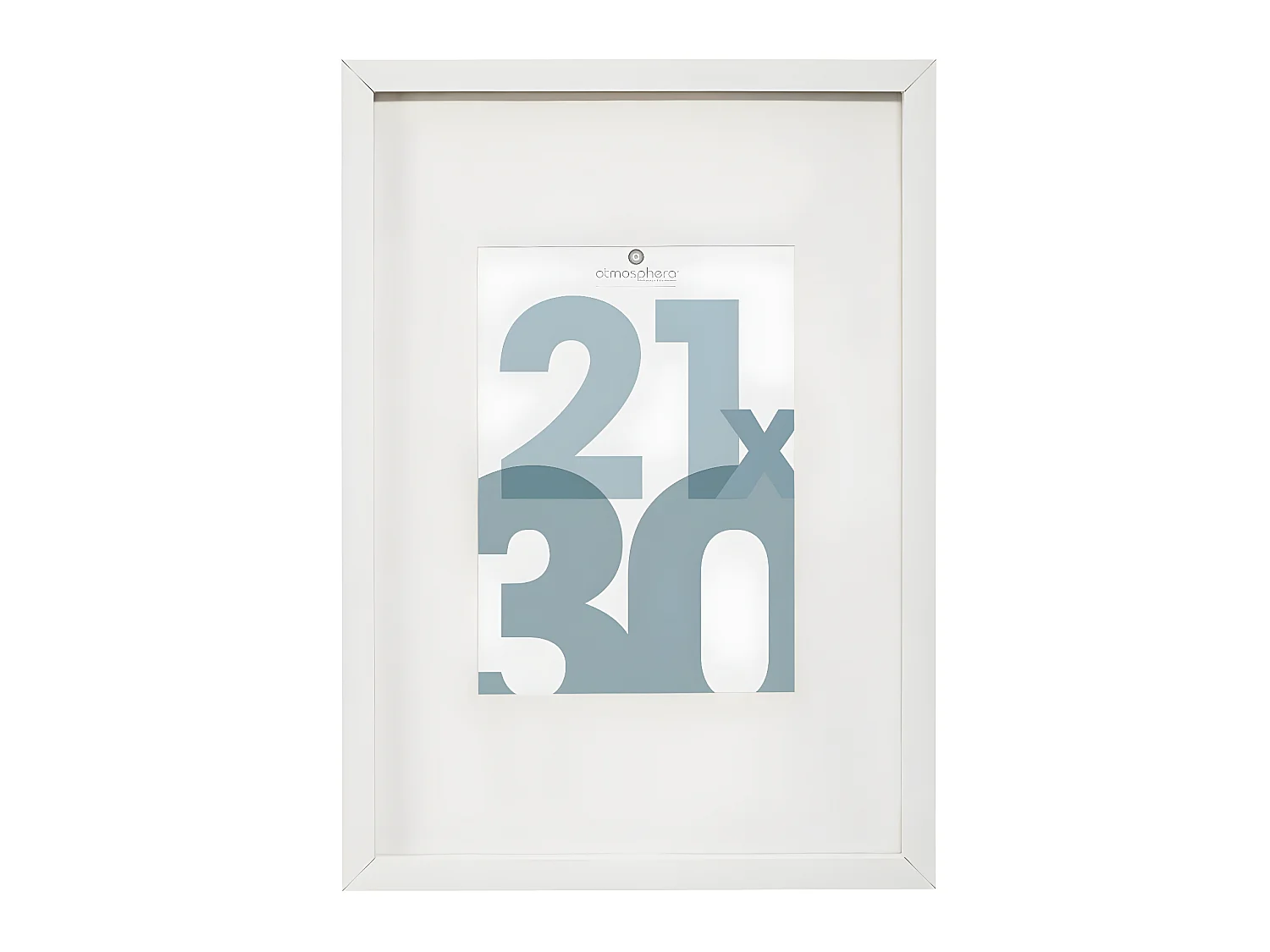 Cadre photo en Bois Blanc pour Photo 21 x 30 cm