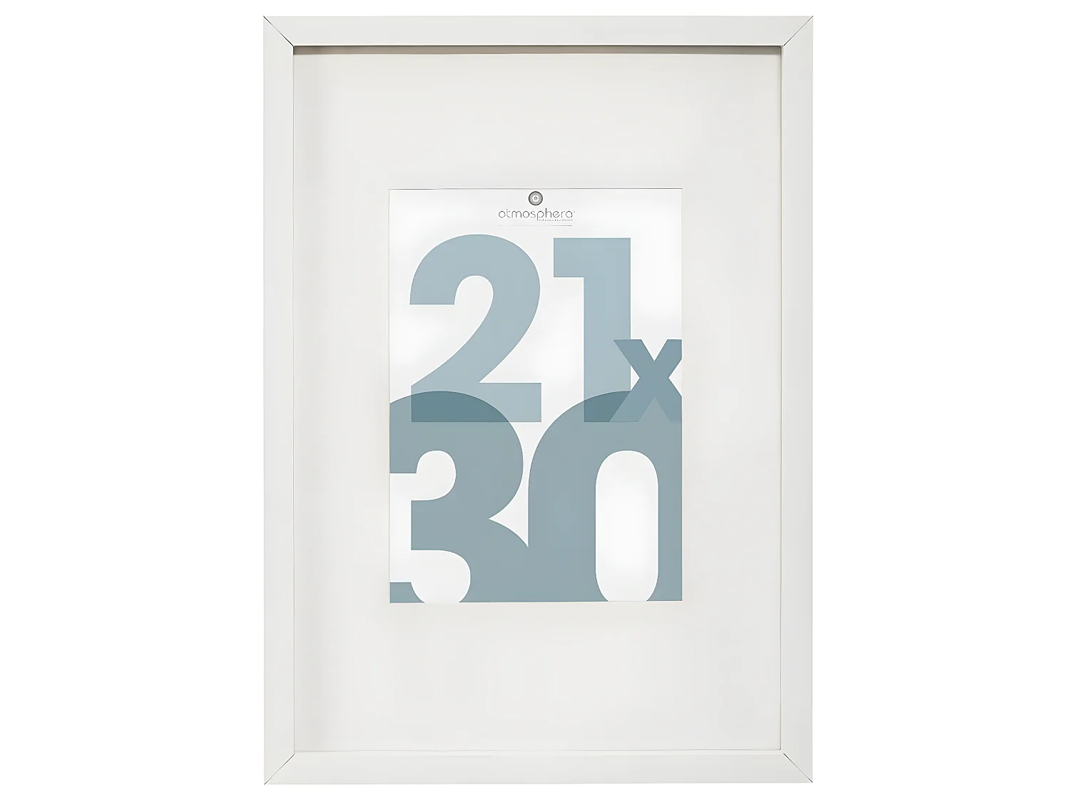 Cadre photo en Bois Blanc pour Photo 21 x 30 cm