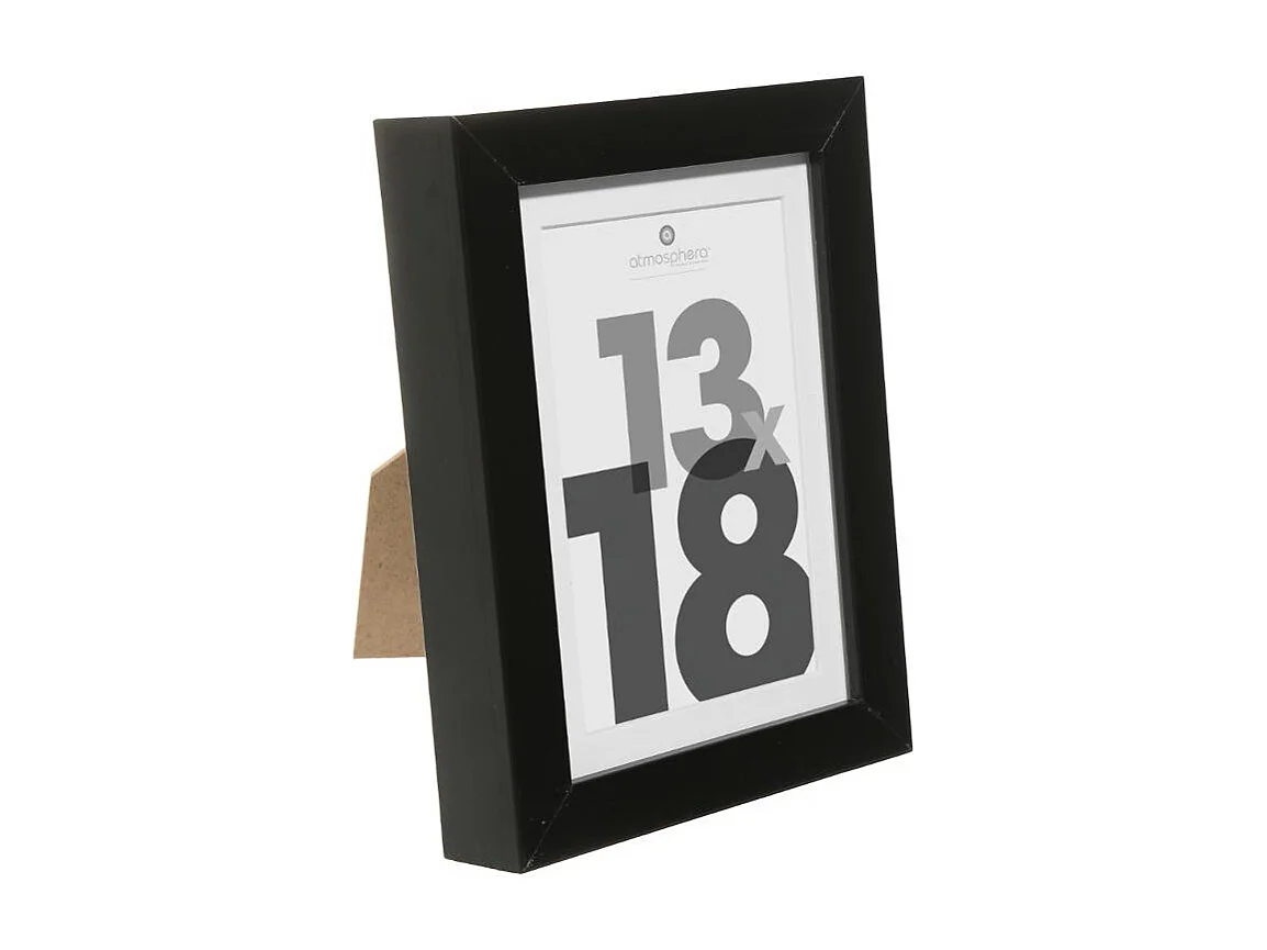 Cadre photo en Bois Noir pour Photo 13 x 18 cm
