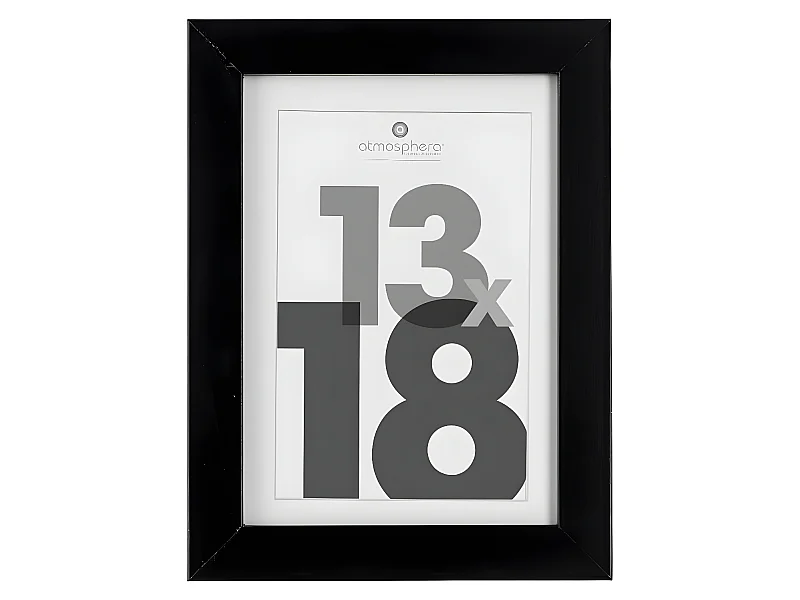 Cadre photo en Bois Noir pour Photo 13 x 18 cm