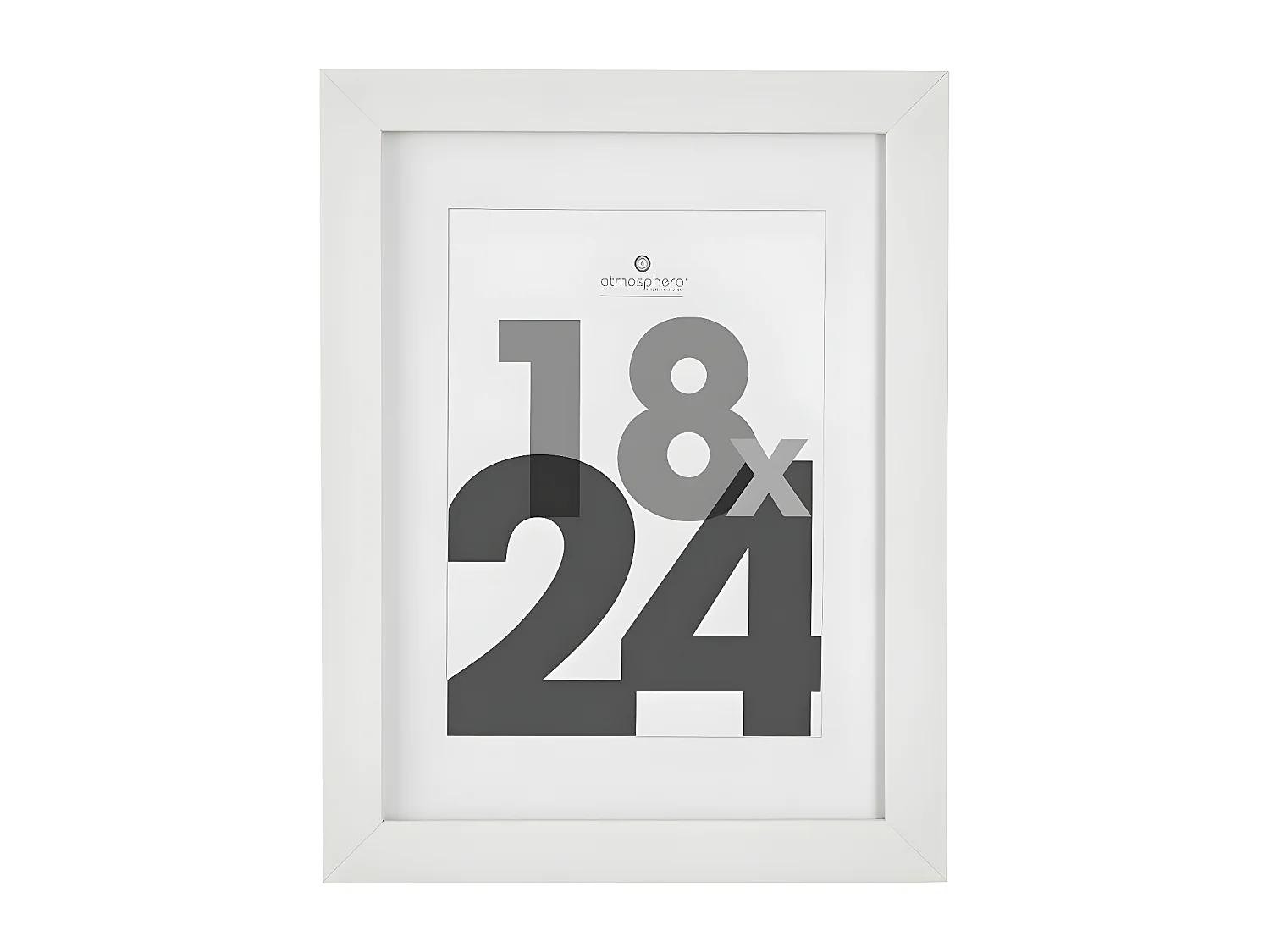 Cadre photo en Bois Blanc pour Photo 18 x 24 cm