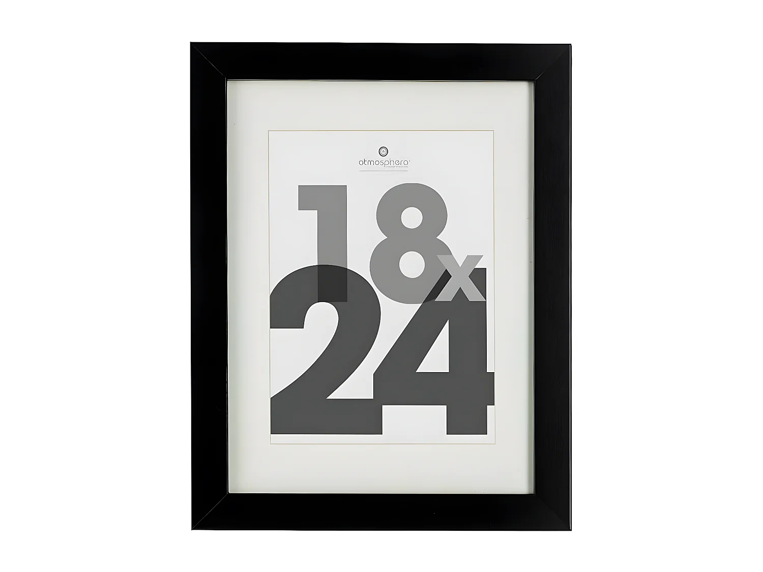 Cadre photo en Bois Noir pour Photo 18 x 24 cm
