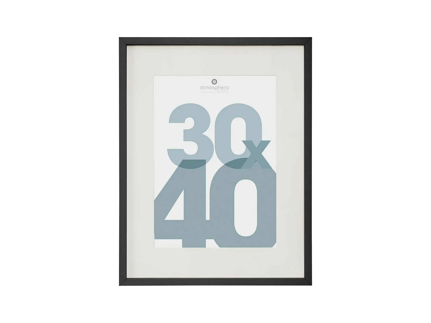 Cadre photo en Bois Noir pour Photo 30 x 40 cm