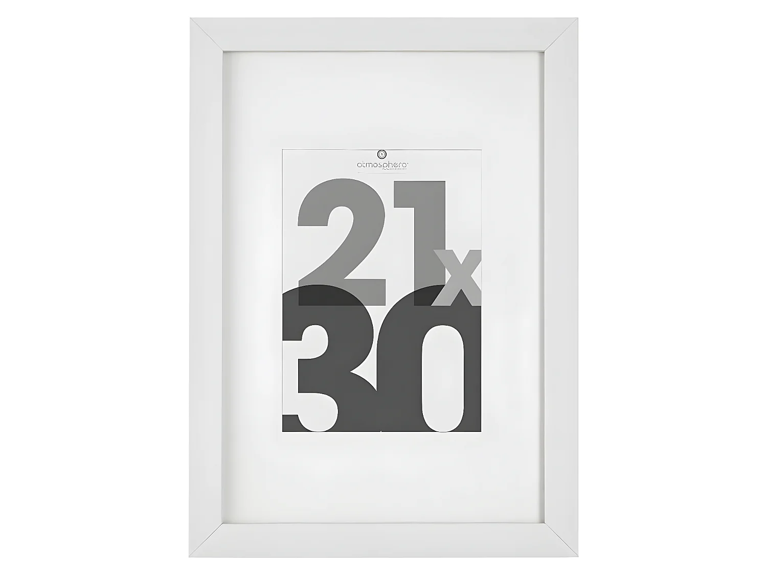 Cadre photo en Bois Blanc pour Photo 21 x 30 cm
