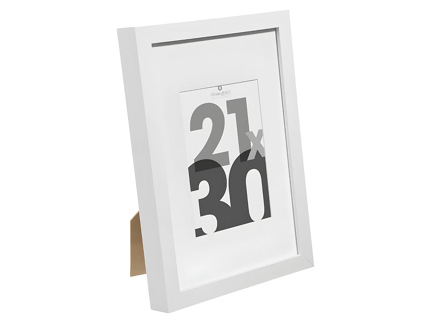 Cadre photo en Bois Blanc pour Photo 21 x 30 cm