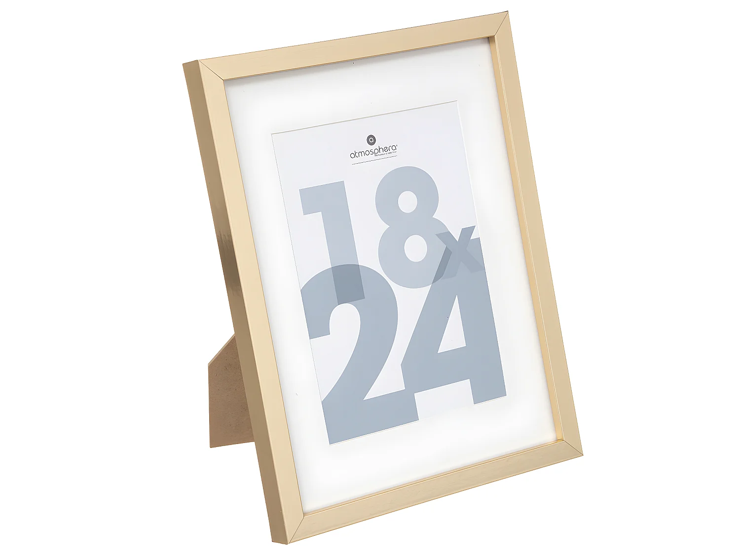 Cadre Photo en Bois Doré pour Photo 18 x 24 cm