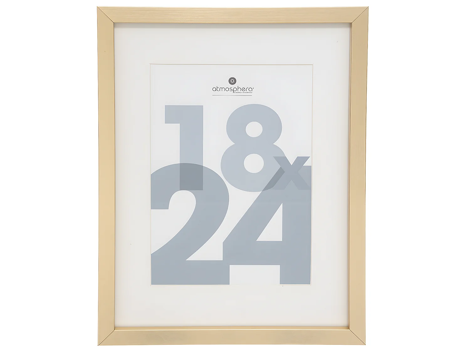 Cadre Photo en Bois Doré pour Photo 18 x 24 cm