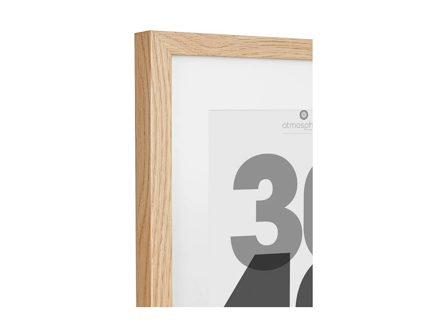 Cadre photo en Bois Naturel pour Photo 30 x 40 cm