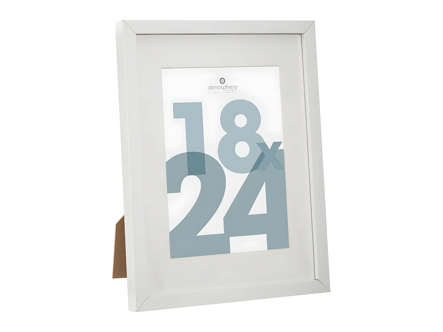 Cadre photo en Bois Blanc pour Photo 18 x 24 cm