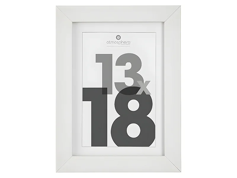 Cadre photo en Bois Blanc pour Photo 13 x 18 cm