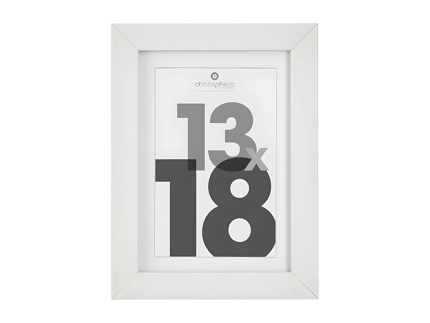 Cadre photo en Bois Blanc pour Photo 13 x 18 cm