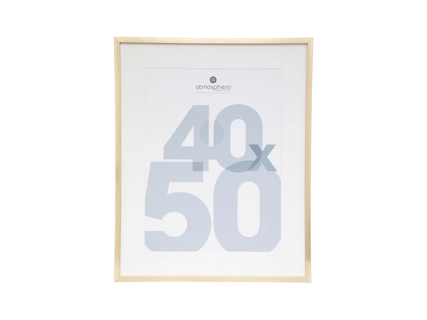 Cadre photo en Bois Doré pour Photo 40 x 50 cm