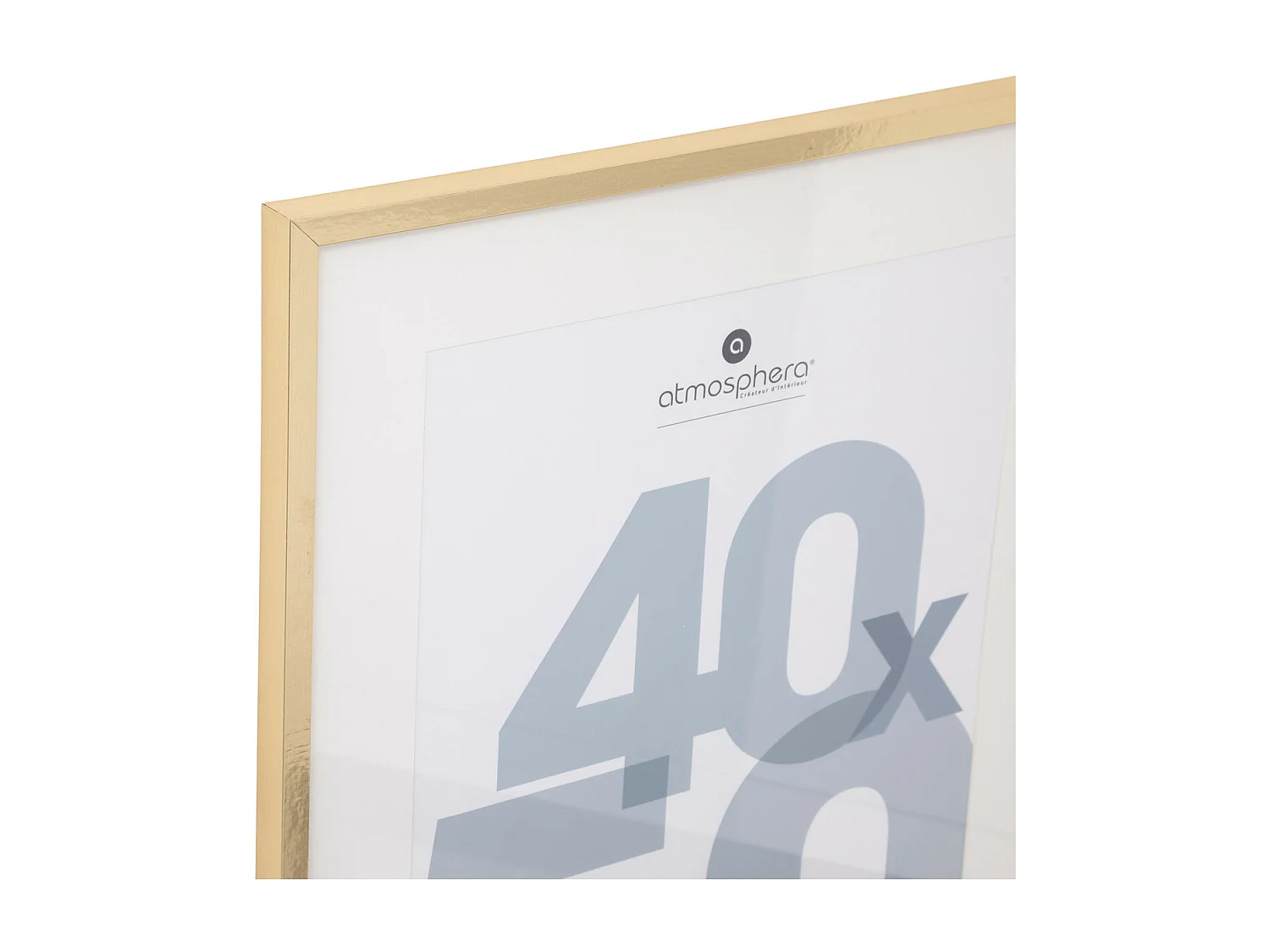 Cadre photo en Bois Doré pour Photo 40 x 50 cm