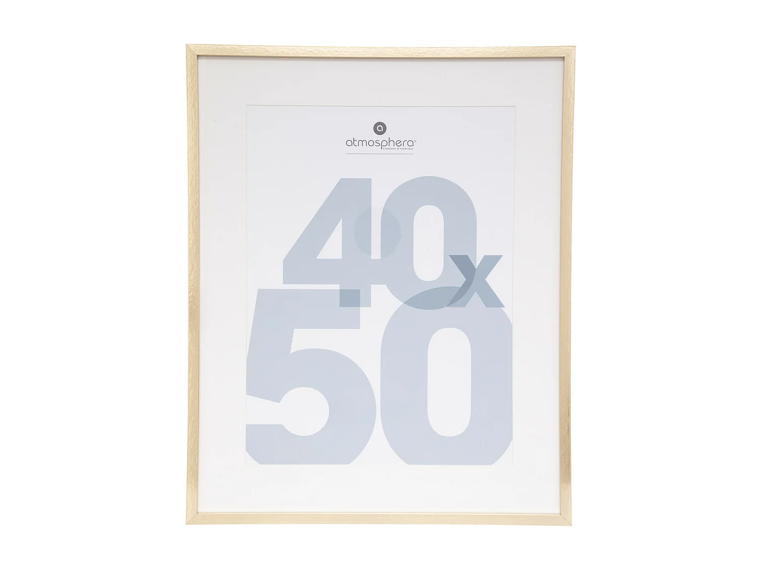 Cadre photo en Bois Doré pour Photo 40 x 50 cm