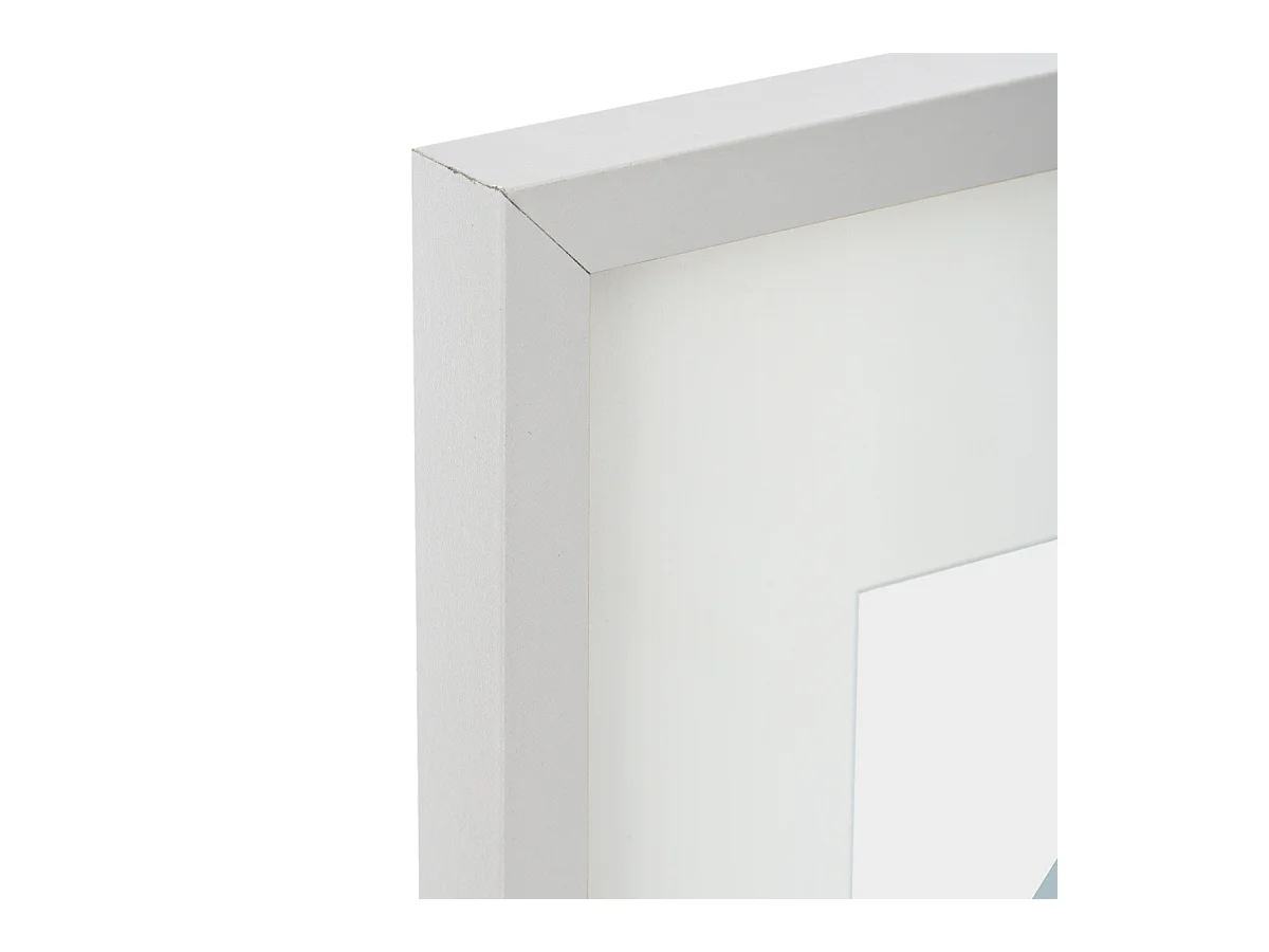 Cadre photo en Bois Blanc pour Photo 40 x 50 cm