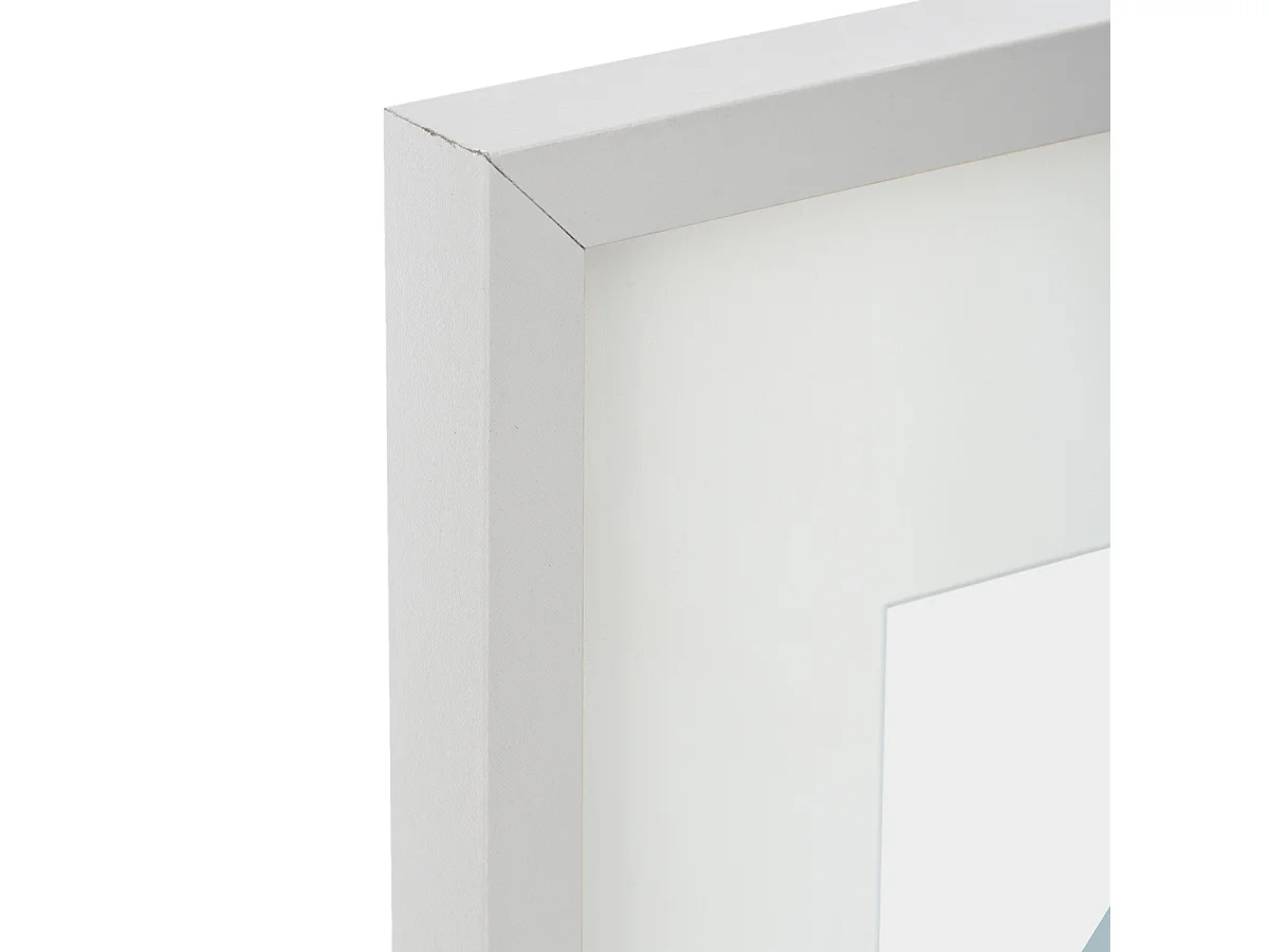 Cadre photo en Bois Blanc pour Photo 40 x 50 cm