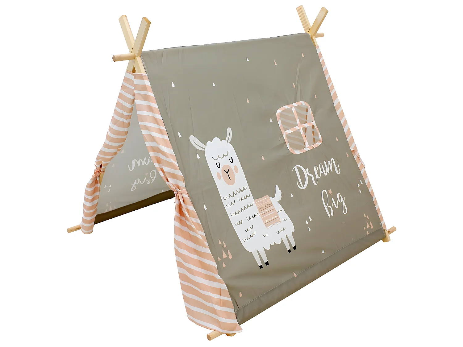 Tente de jeux pour enfants, motif lama turquoise ECD Germany