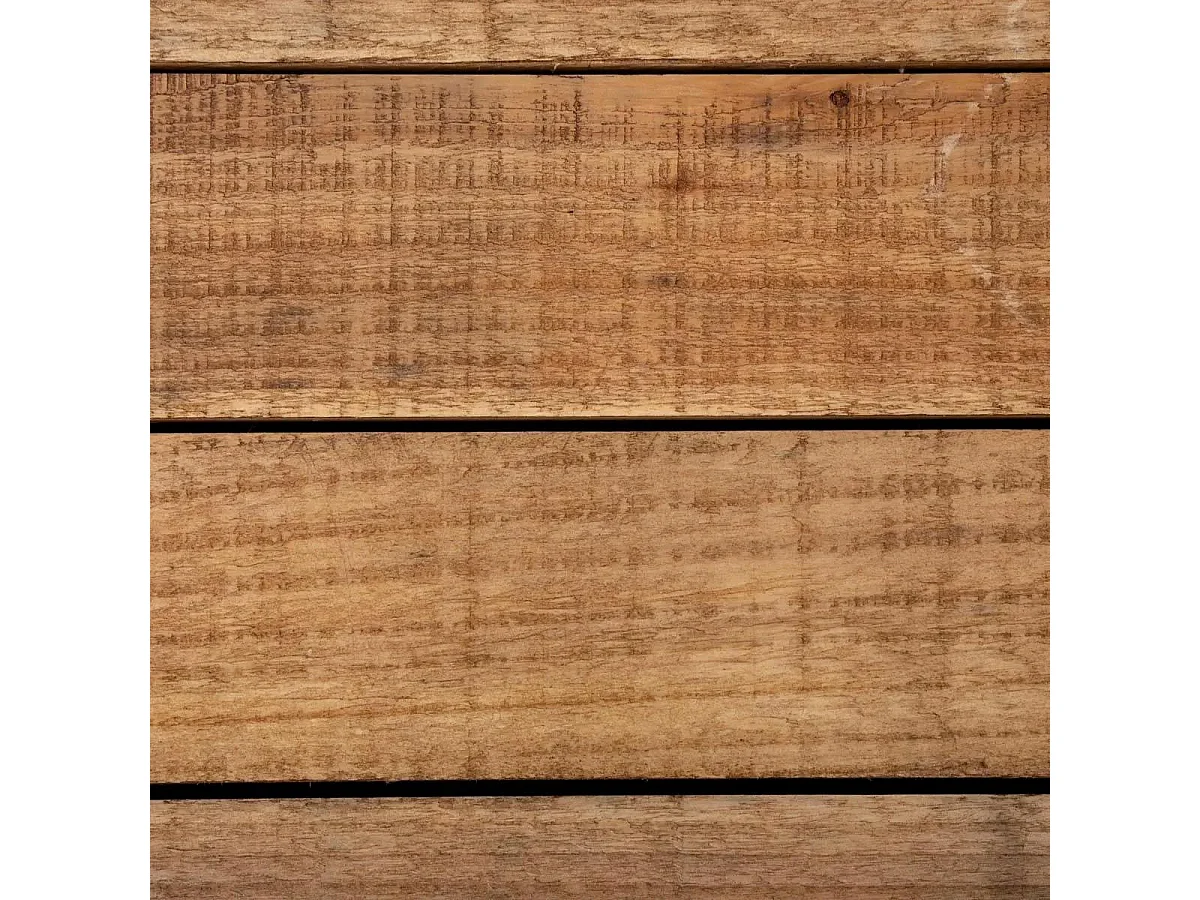 Meuble Console 1 porte en Bois et Métal Noir industriel 110 x 85.5 cm