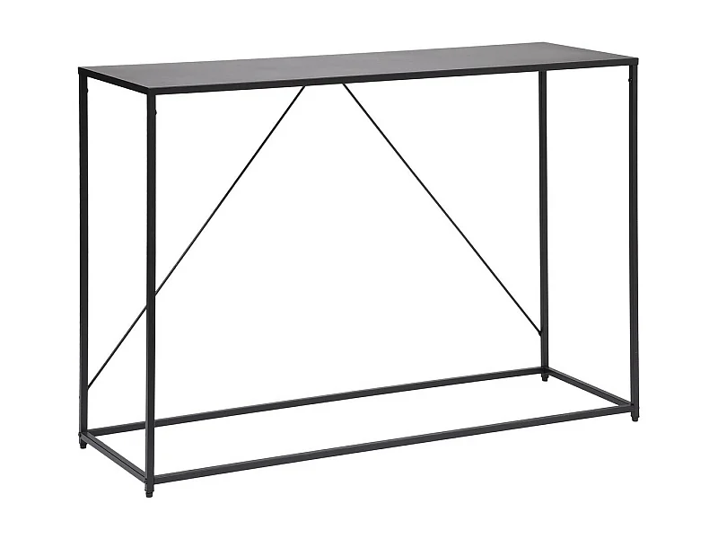 Meuble Console en Métal Noir L 120 x H 85 cm