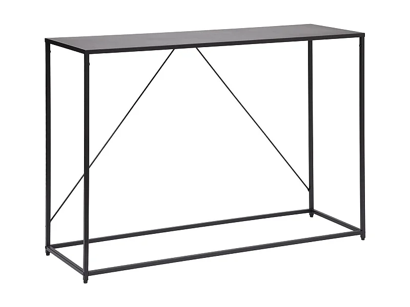 Meuble Console en Métal Noir L 120 x H 85 cm